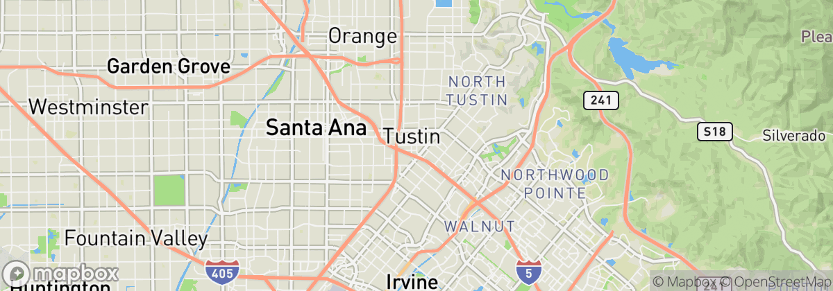 Map: Tustin, CA