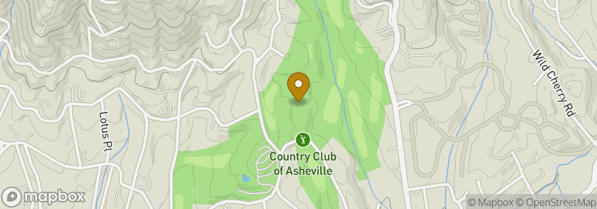 Map location: Country Club of Asheville