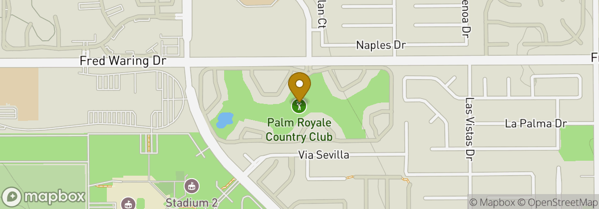 Map location: Palm Royale Country Club