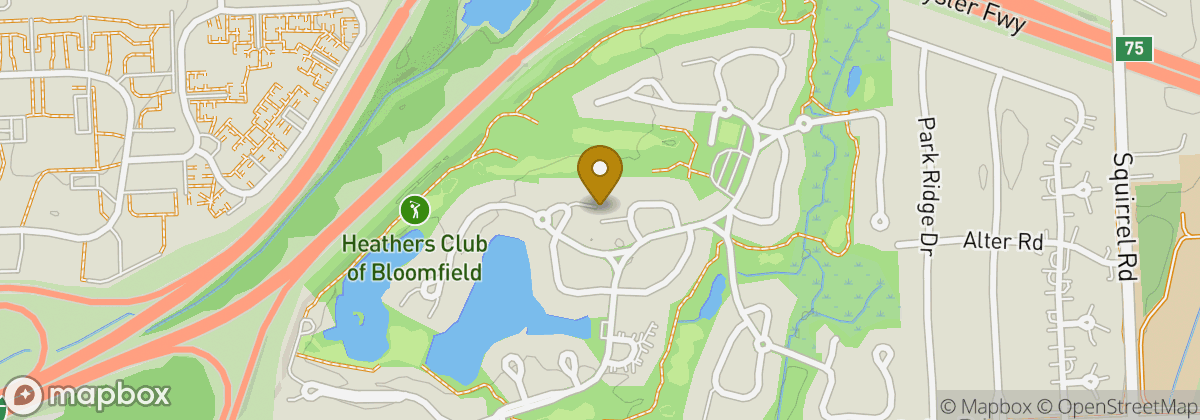 Map location: Heathers Club of Bloomfield