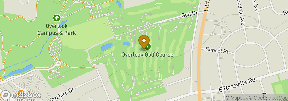 Map location: Overlook Golf Course