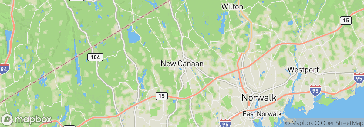 Map: New Canaan, CT