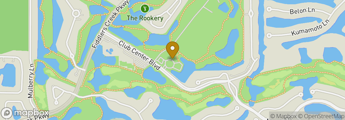 Map location: The Rookery at Marco