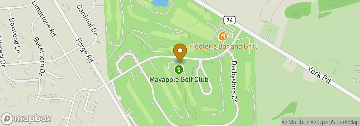 Map location: Mayapple Golf Club