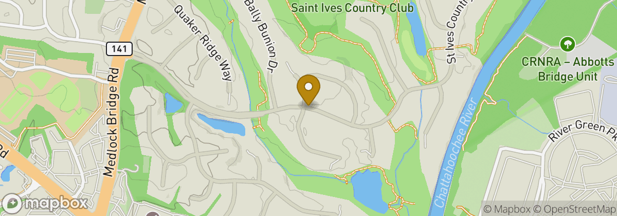 Map location: St. Ives Country Club