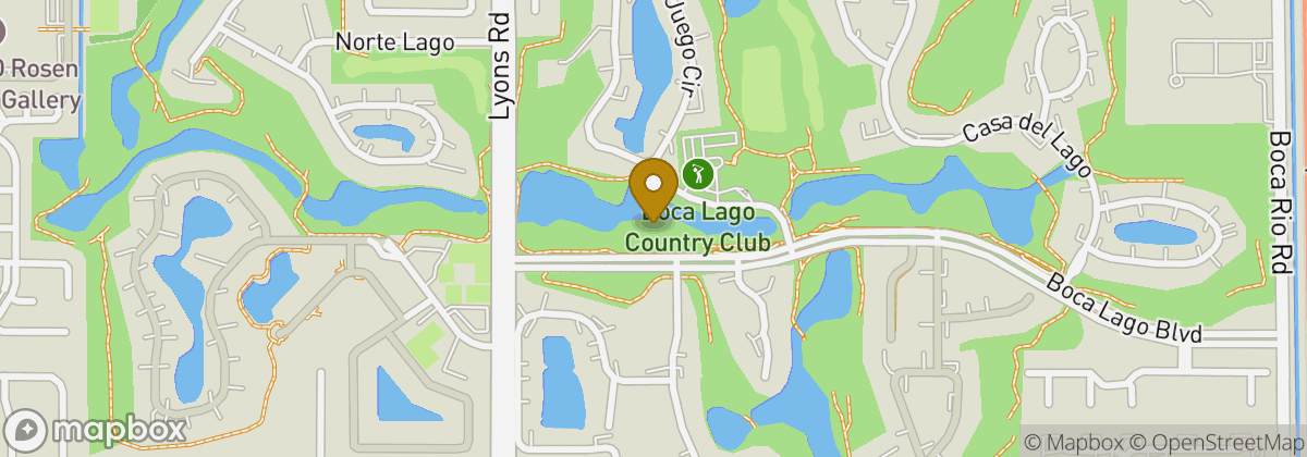 Map location: Boca Lago Golf & Country Club