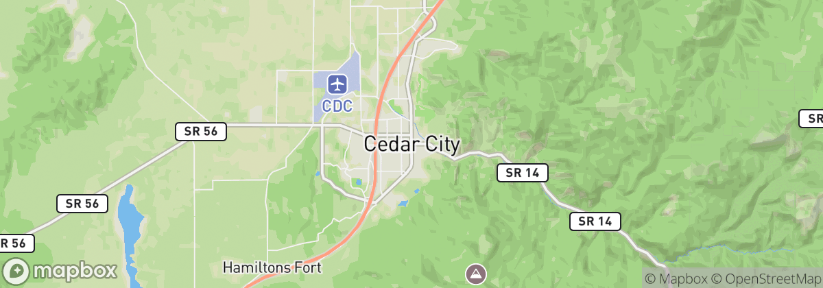 Map: Cedar City, UT