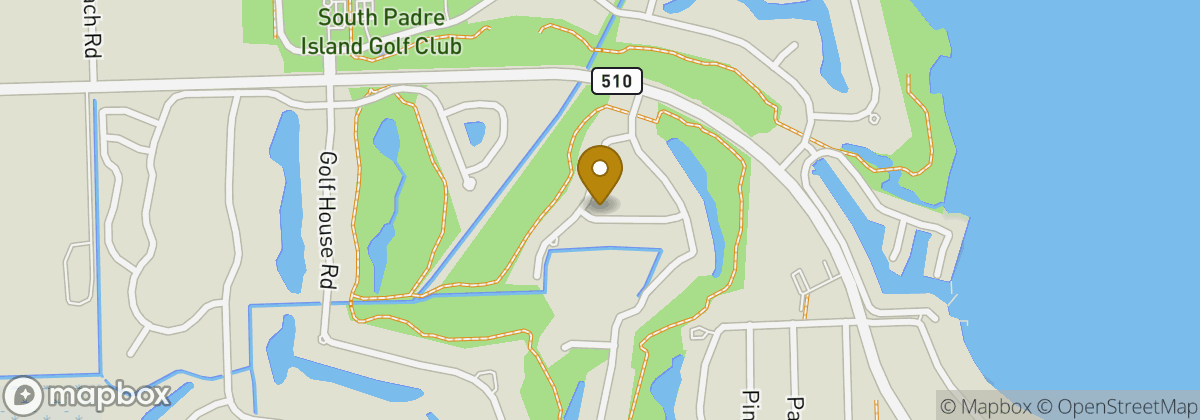 Map location: South Padre Island Golf Club
