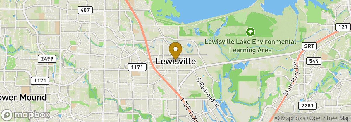 Map location: Lewisville