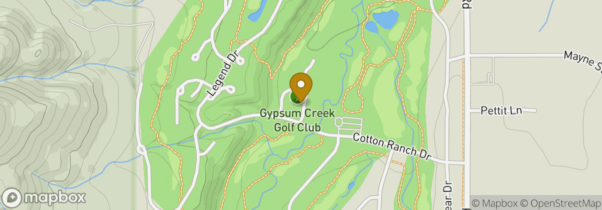 Map location: Gypsum Creek Golf Club
