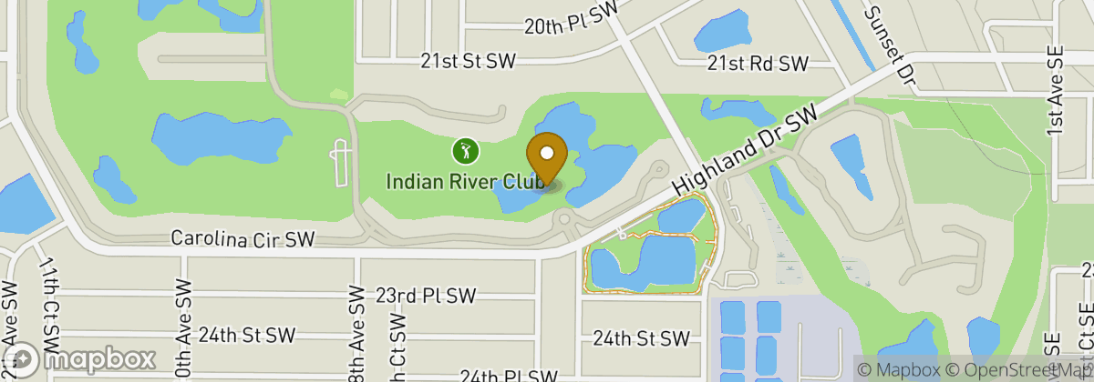 Map location: Indian River Club