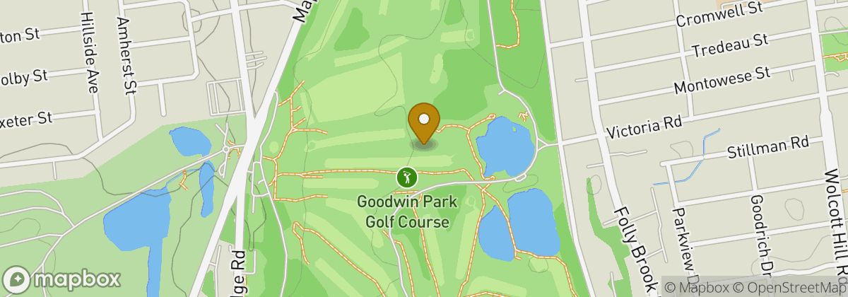 Map location: Goodwin Park Golf Course