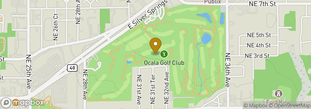Map location: Ocala Golf Club