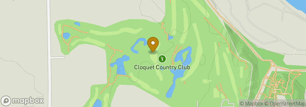 Map location: Cloquet Country Club
