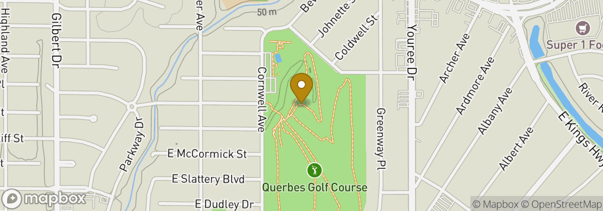 Map location: Querbes Park Golf Course