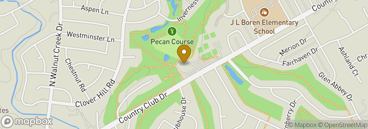 Map location: Walnut Creek Country Club