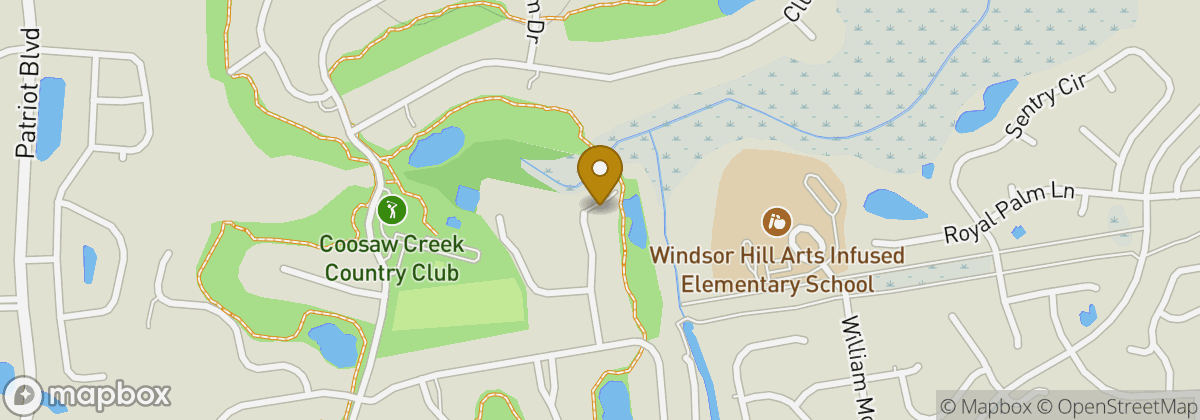Map location: Coosaw Creek Country Club