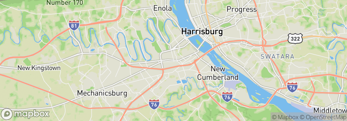 Map: Camp Hill, PA
