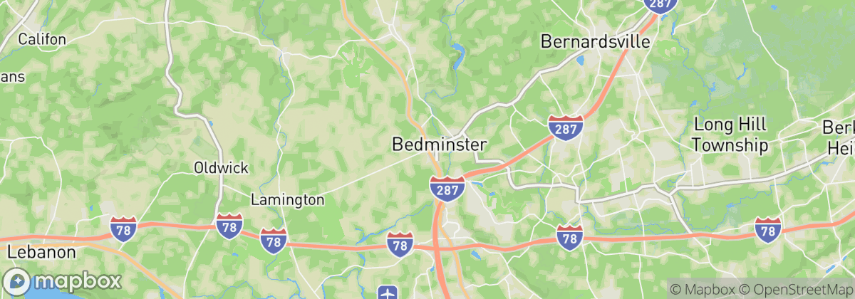 Map: Bedminster, NJ