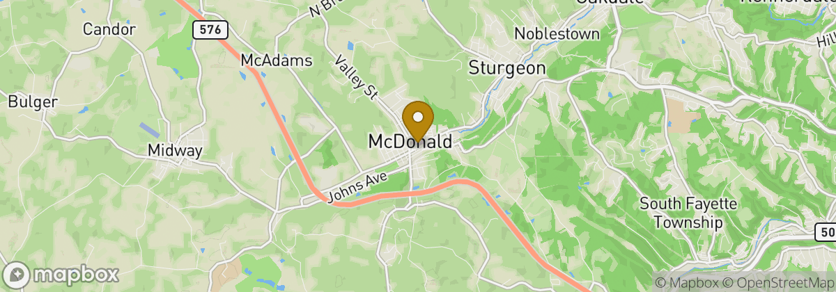 Map location: McDonald