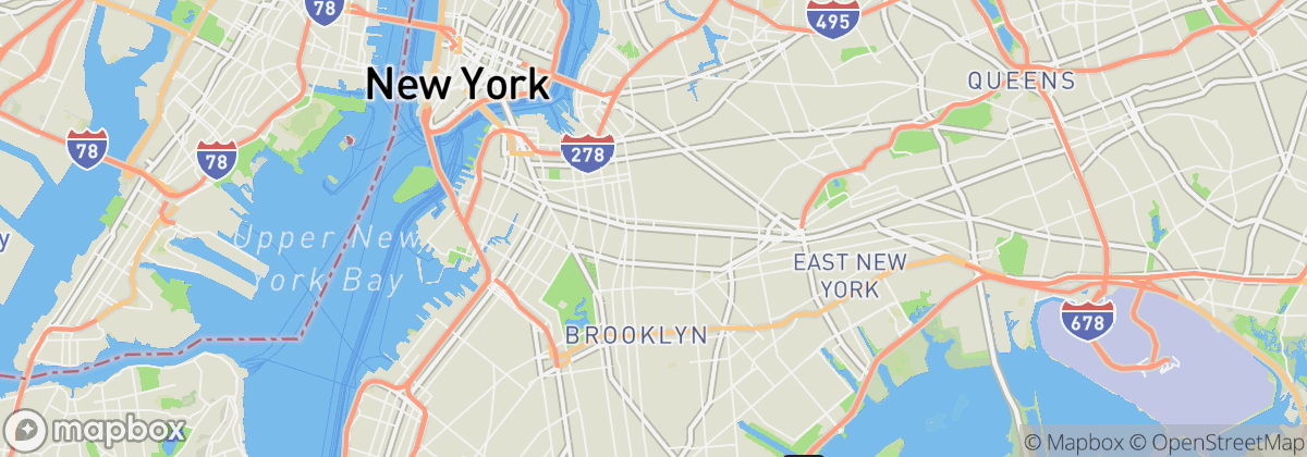 Map: Brooklyn, NY