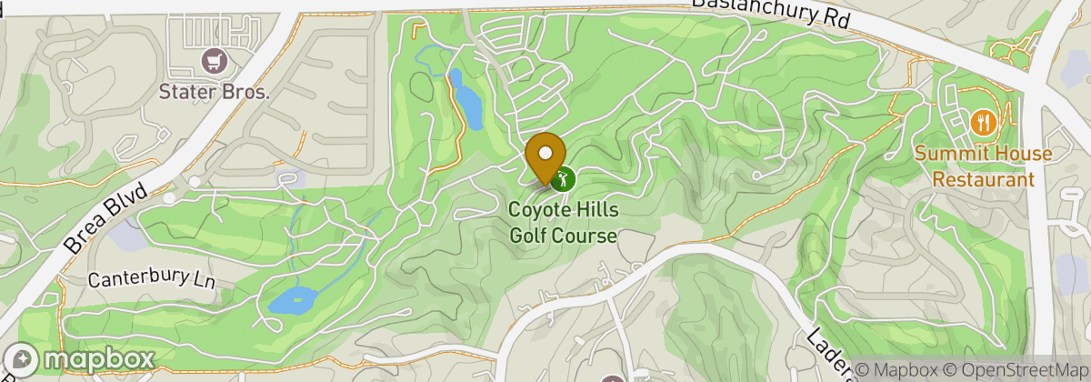 Map location: Coyote Hills Golf Course