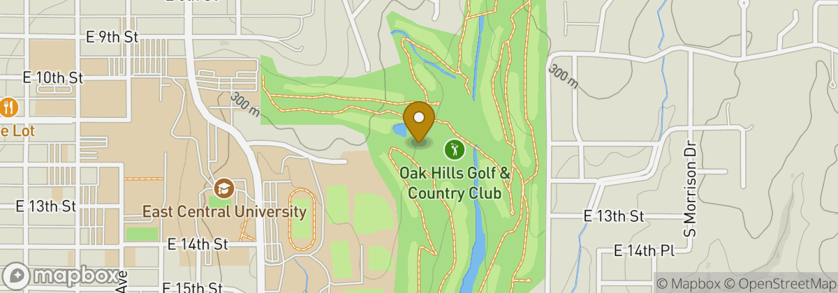 Map location: Oak Hills Golf & Country Club