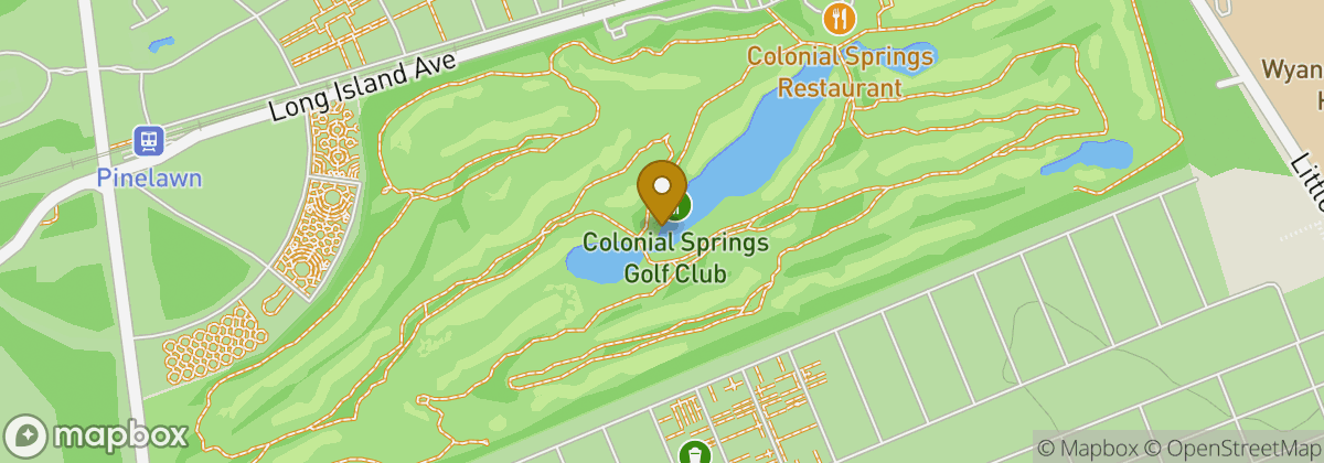 Map location: Colonial Springs Golf Club