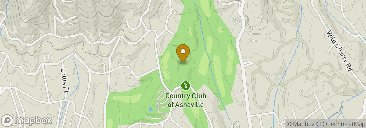 Map location: Country Club of Asheville