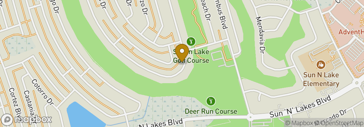 Map location: Sun 'n Lake Golf Club