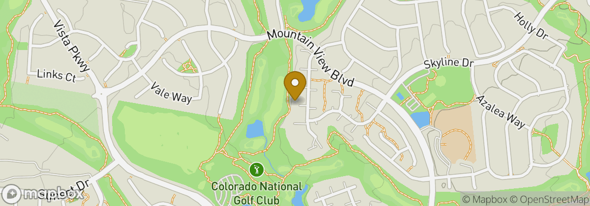 Map location: Colorado National Golf Club