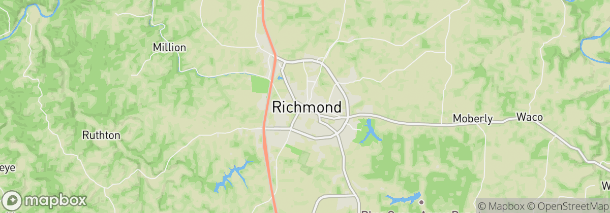 Map: Richmond, KY