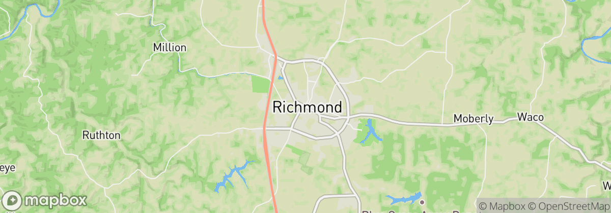 Map: Richmond, KY