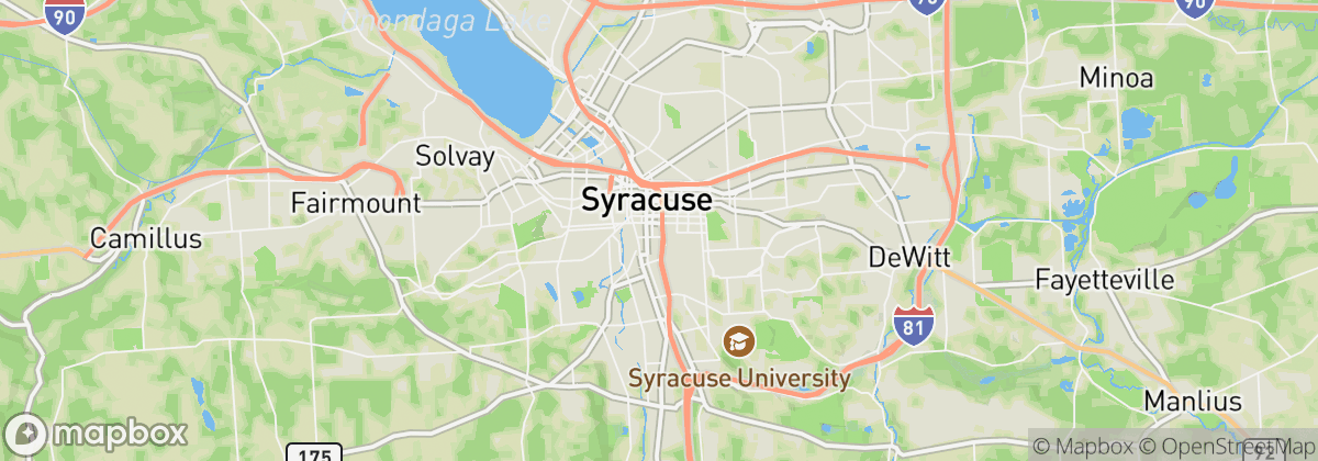 Map: Syracuse, NY