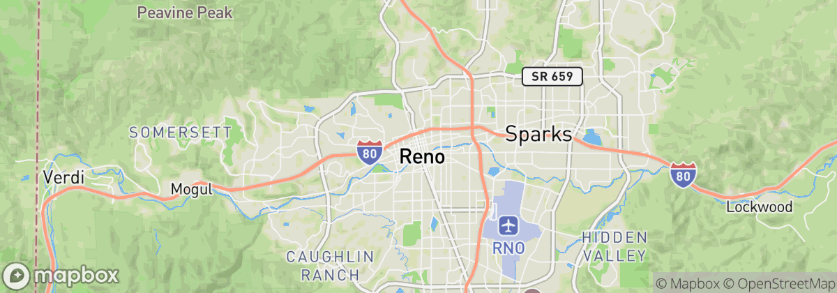 Map: Reno, NV