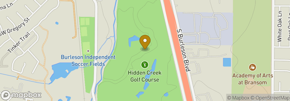 Map location: Hidden Creek Golf Course