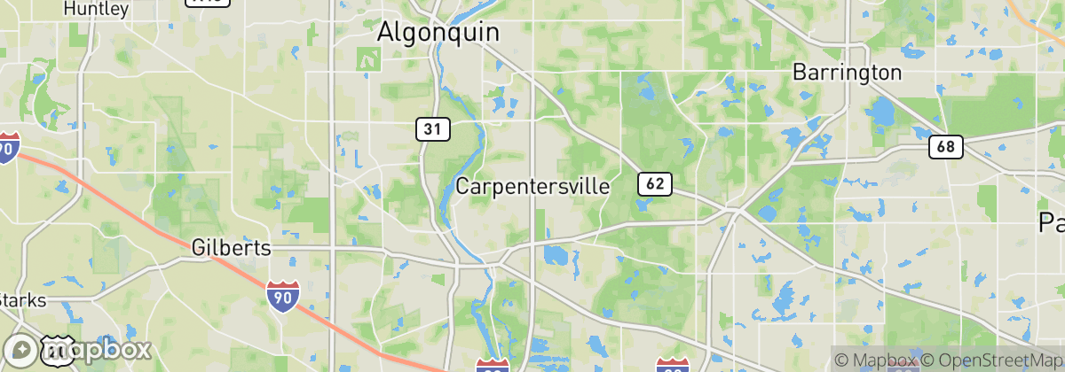 Map: Carpentersville, IL