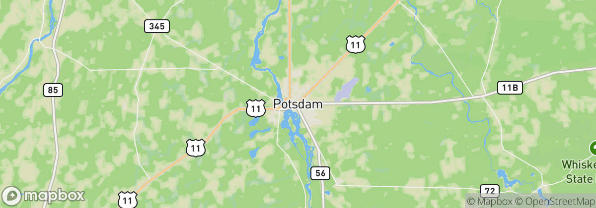 Map: Potsdam, NY