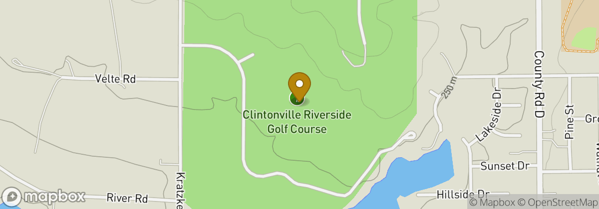 Map location: Clintonville Riverside Golf Course