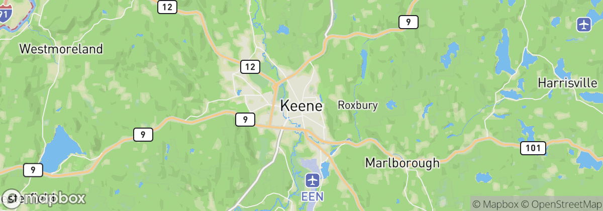 Map: Keene, NH