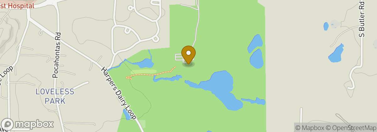 Map location: Bent Brook