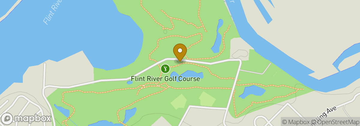 Map location: Flint River Golf Course