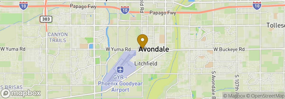 Map location: Goodyear