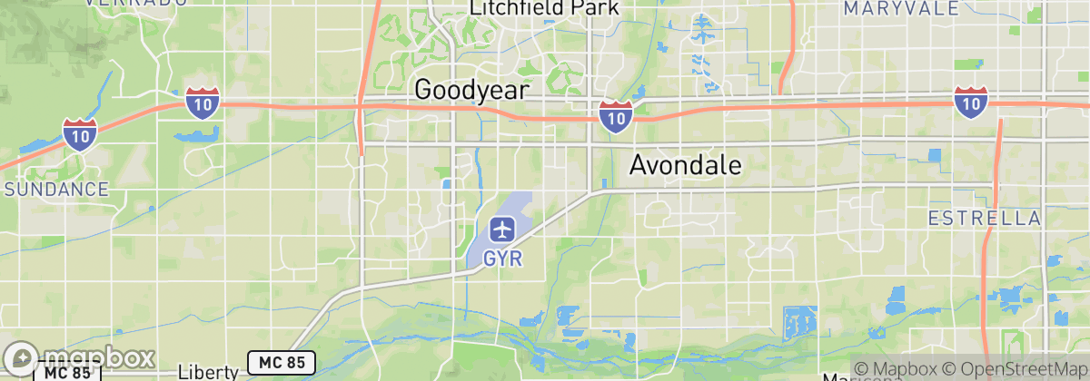 Map: Goodyear, AZ
