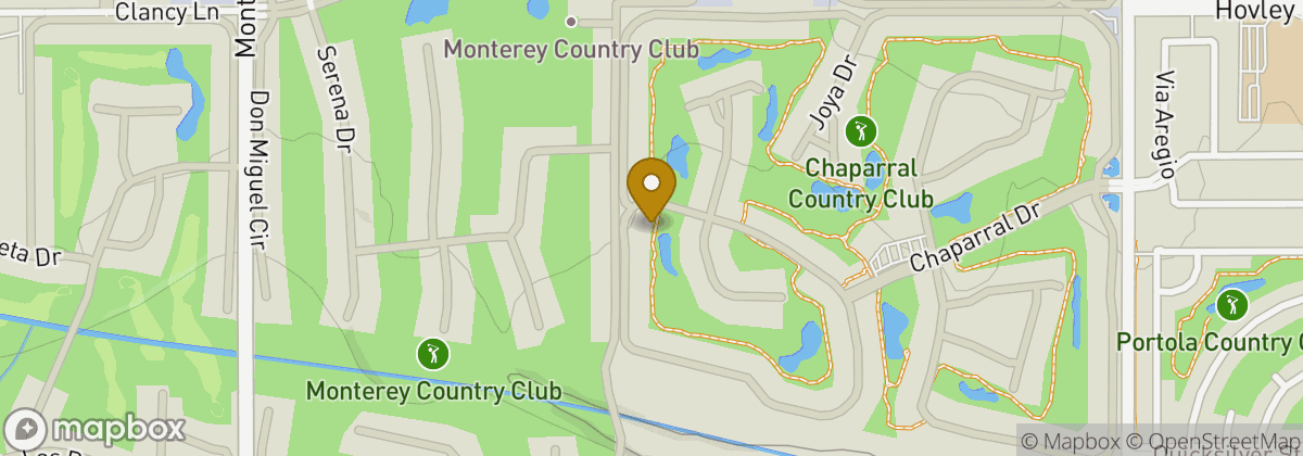 Map location: Monterey Country Club