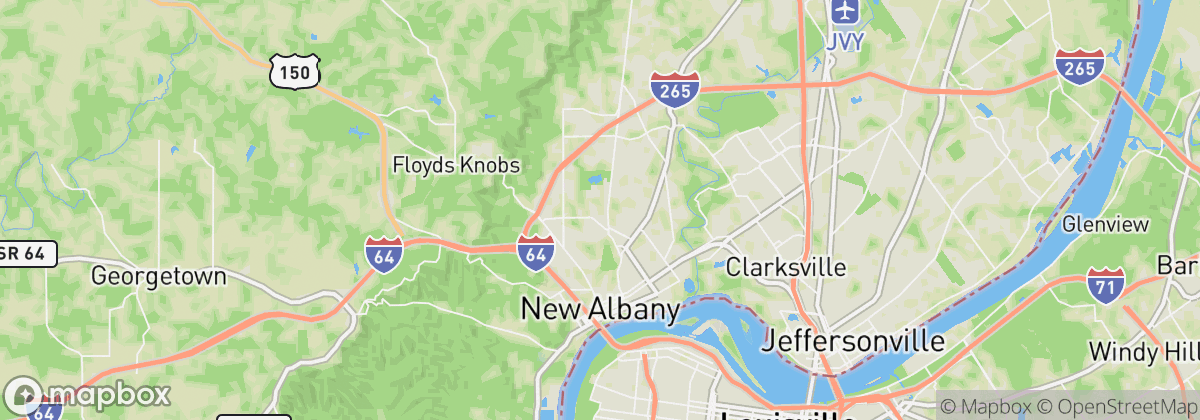 Map: New Albany, IN