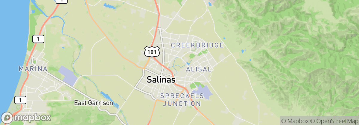 Map: Salinas, CA