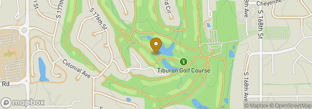 Map location: Tiburon Golf Course