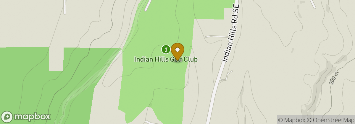 Map location: Indian Hills Golf Club