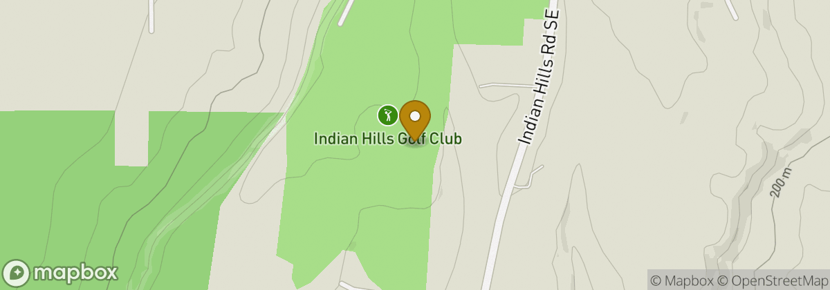 Map location: Indian Hills Golf Club